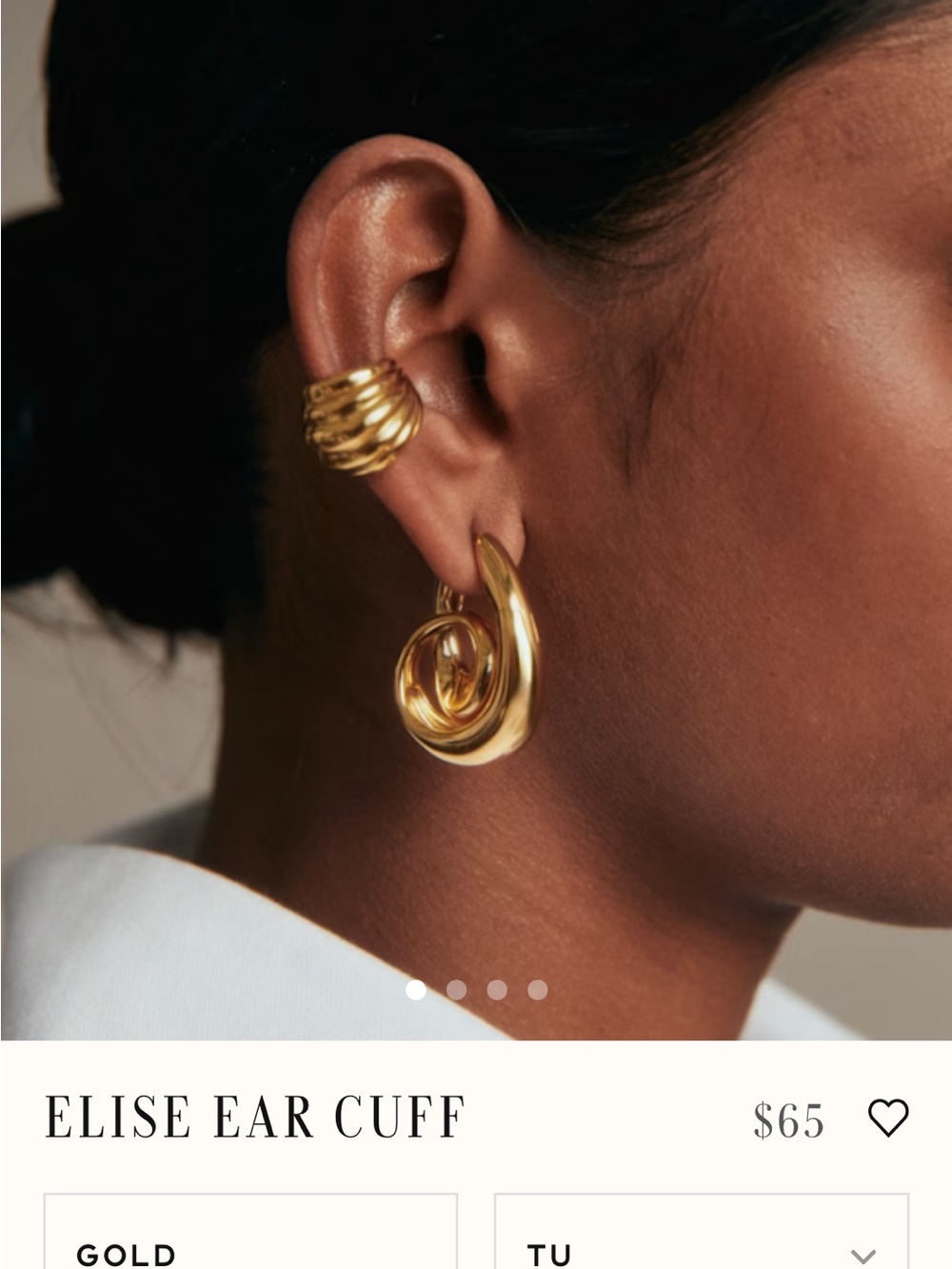 Sezane 🍁NEW ear cuff PRICE FIRM